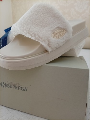 Superga ciabatte donna bianche